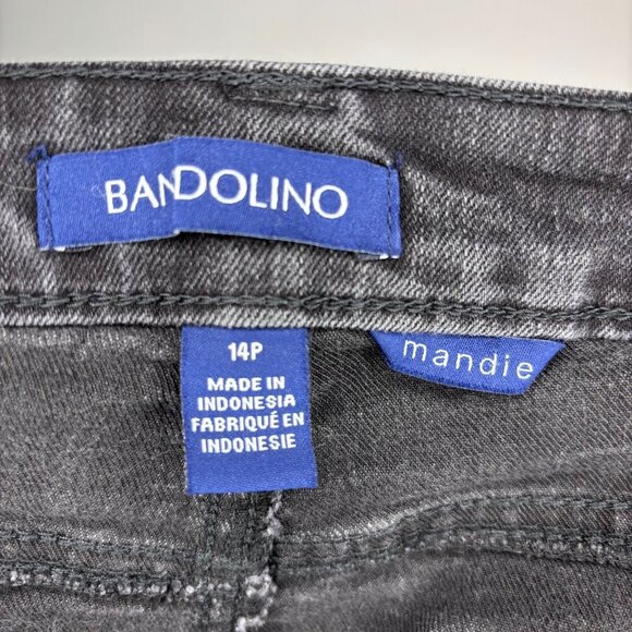 BANDOLINO Mandie Jean Womens 14P Black Stretch Petite - Picture 5 of 5